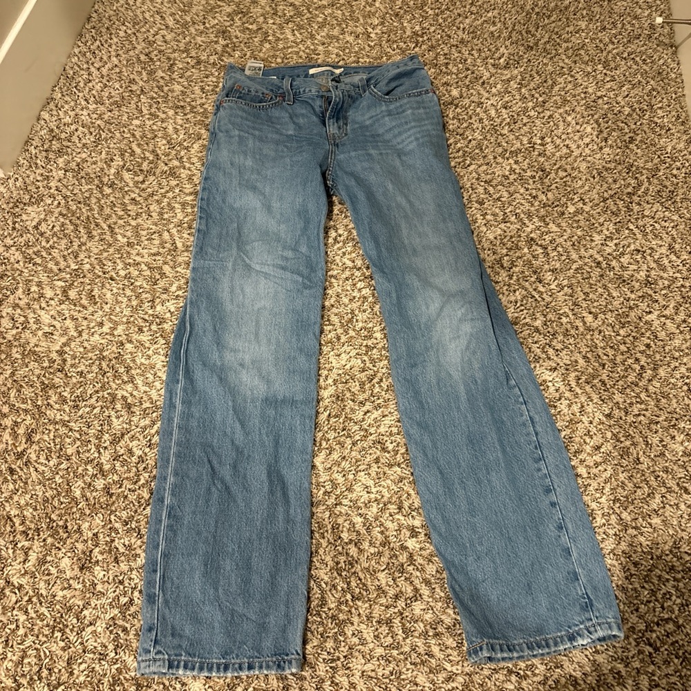 Levi's Low Pro Blue Straight Leg Women's Jeans